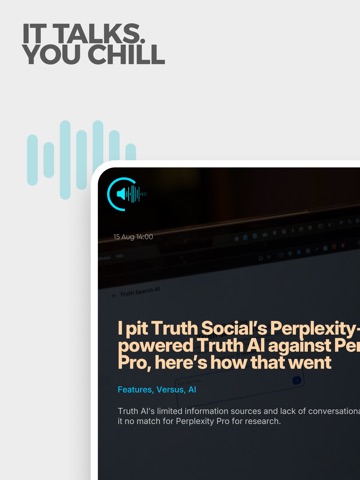 News Voice Reader ipad screenshot 3