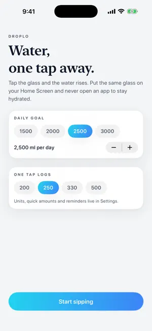 Droplo: Water Tracker screenshot 4