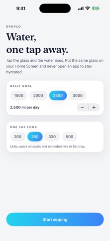Droplo: Water Tracker Screenshot 4 of 6