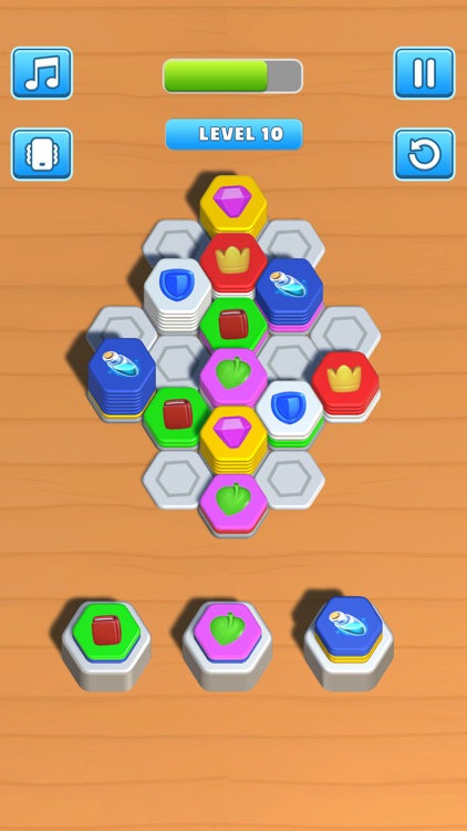 Hexa Sort & Merge: Puzzle Game screenshot-4