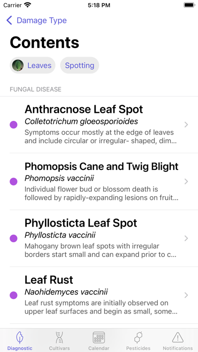 UF Blueberry Growers Guide Screenshot