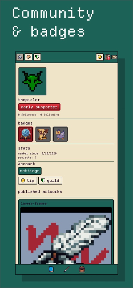 Gribble: Pixel Art & Animation screenshot 8