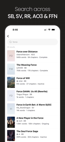 Fan Reader Screenshot 2 of 6