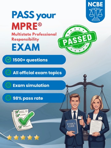 NCBE MPRE Exam Prep 2026 iPad screenshot