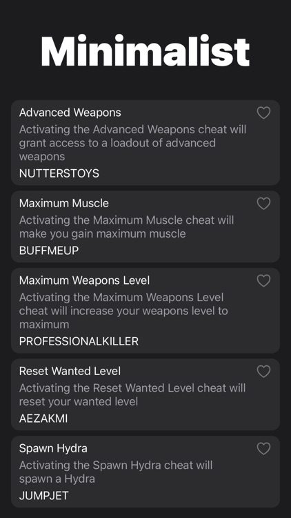 All Cheats for GTA Trilogy