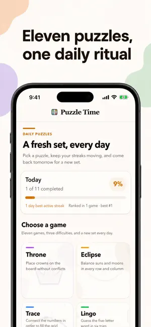 Puzzle Time: Daily Puzzles screenshot 1