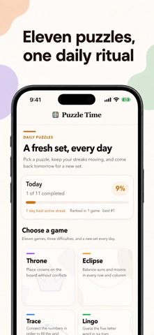 Puzzle Time: Daily Puzzles Screenshot 1 of 6