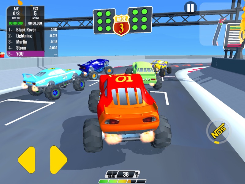 Corridas de Carros Monstruosos screenshot 11