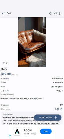 Yard_Sale_Finder iPhone screenshot