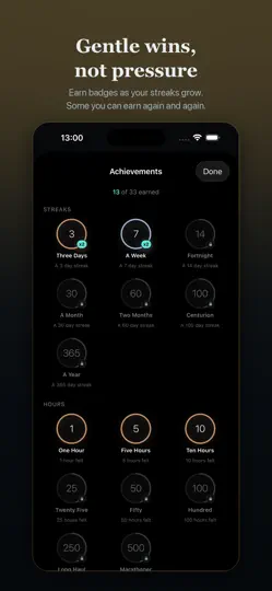 Скриншот Feltime на iPhone 5