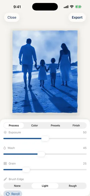 Cyanotype - Sun Print Filter screenshot 1