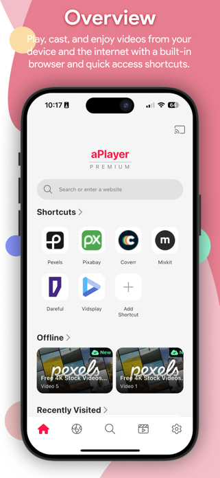 aPlayer - Video Player & Cast Screenshot 1 of 8