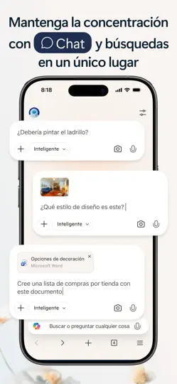 Captura de pantalla de Microsoft Edge en iPhone 3