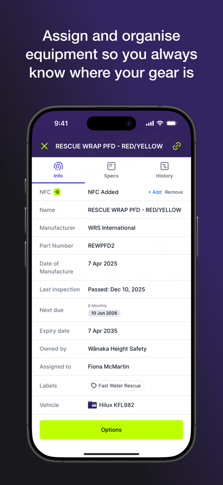 Scannable Safety Equipment App screenshot 7