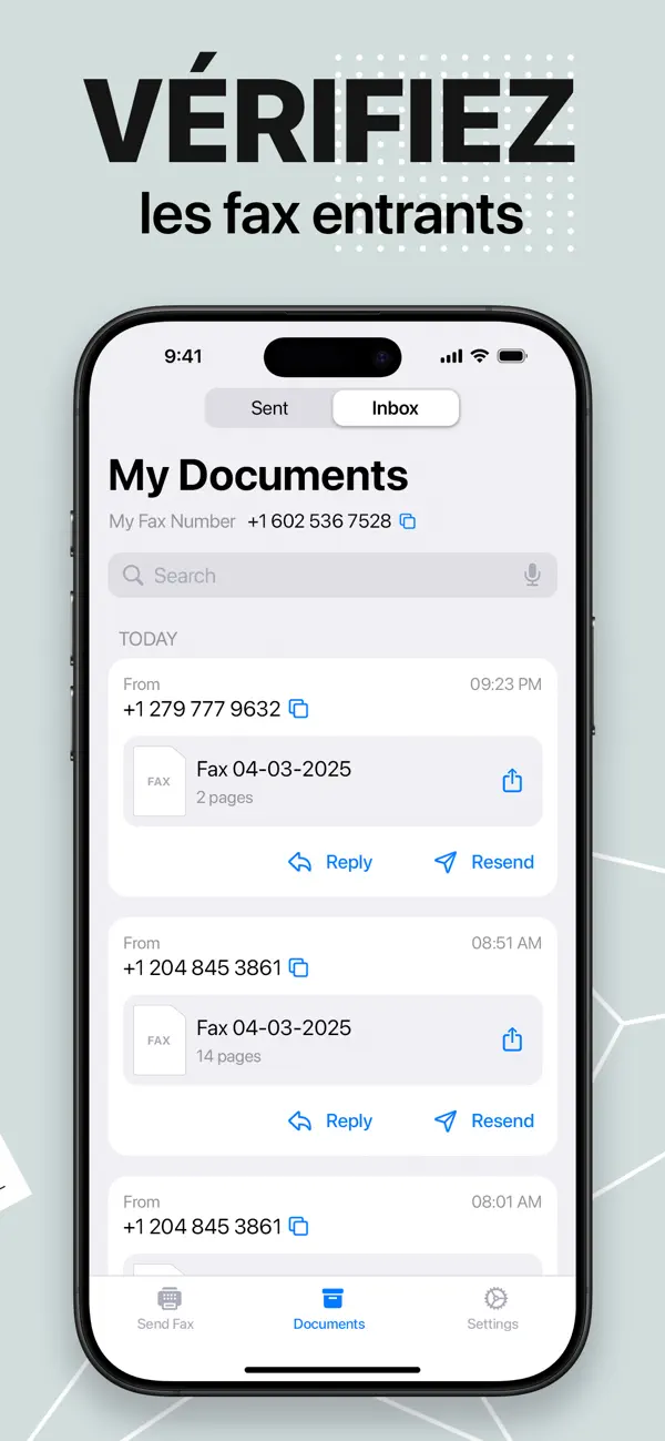 Screenshot #3 pour FaxFree・Scanner de documents