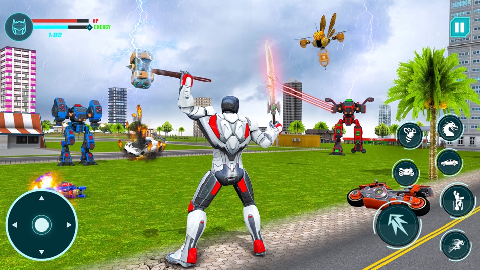 #1. Eagle Robot Fighting Games (iOS) 由: Muhammad Shah Ahmed