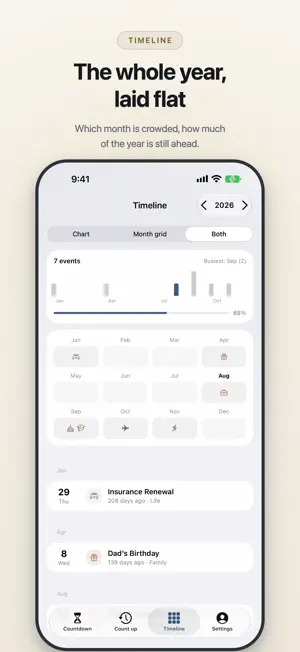 Cairn: Countdown & Days Since screenshot 4