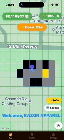 TerraMine iPhone screenshot