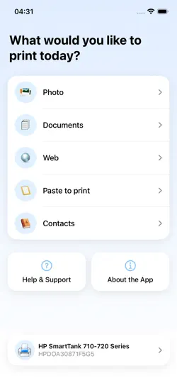 PrintHand Mobile Print iPhone Ekran Görüntüsü 1