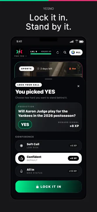 YesNo: Predict & Compete screenshot 2