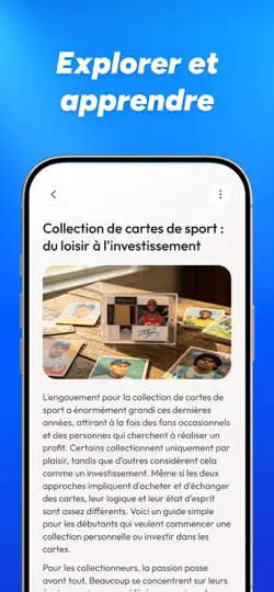 Capture d'écran de Scan Cartes Sport : SPcard sur iPhone 6