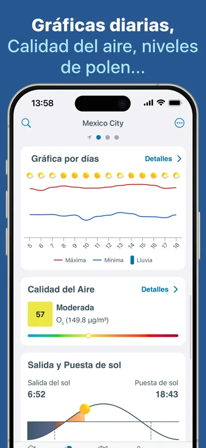 Screenshot 5 di 6 di Meteored - Weather Radar