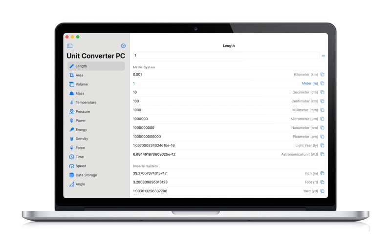 Screenshot #1 pour Unit Converter PC