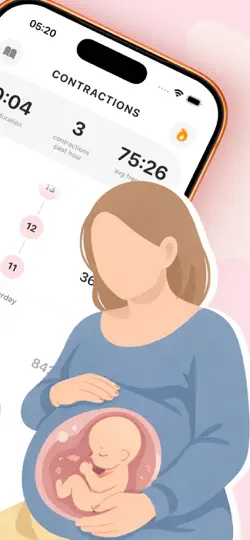 Contraction Timer - Tracker 9m iPhone Ekran Görüntüsü 2