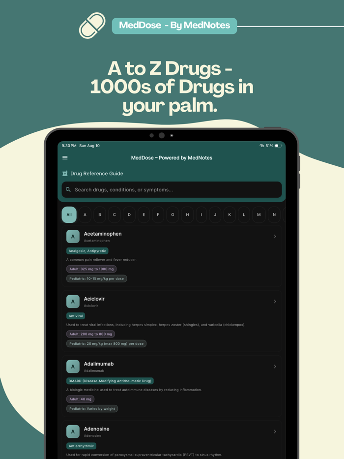 MedDose Pro - by MedNotes