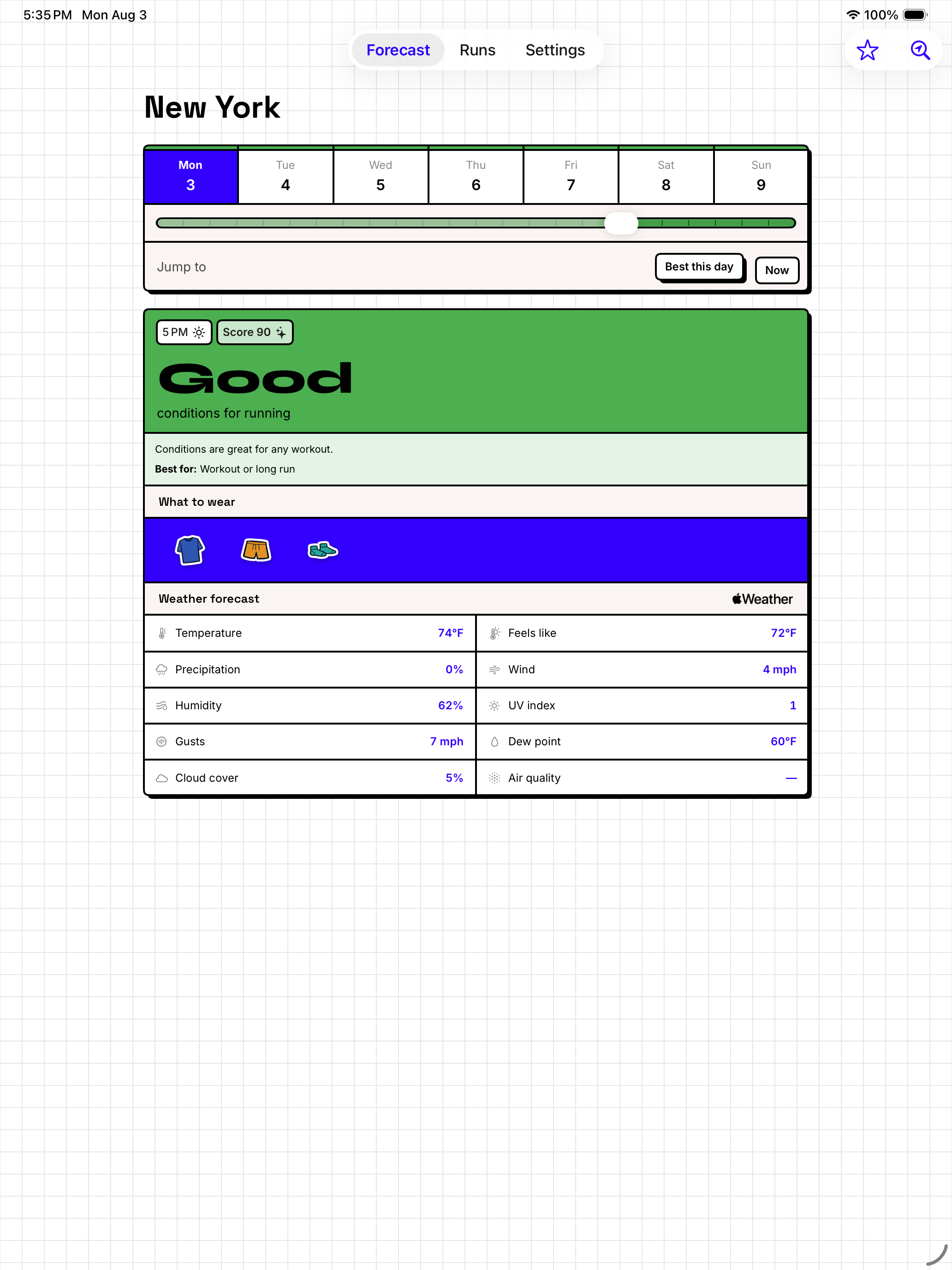 WeatherToRun: Run Planner screenshot 7