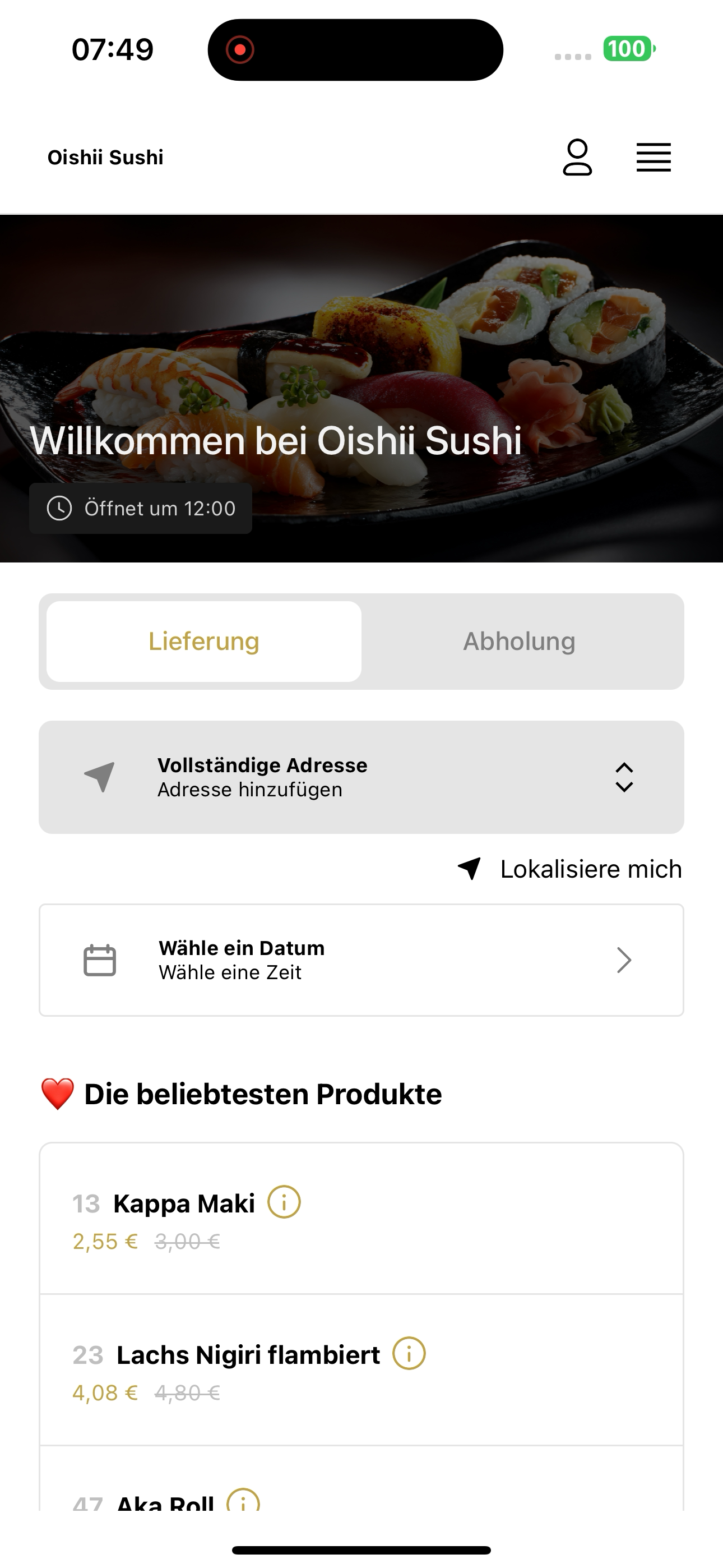 Oishii Sushi DE screenshot 6