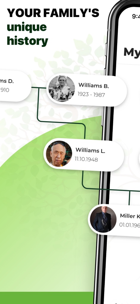Family Tree: Heritage History - Photo & Video App | MWM