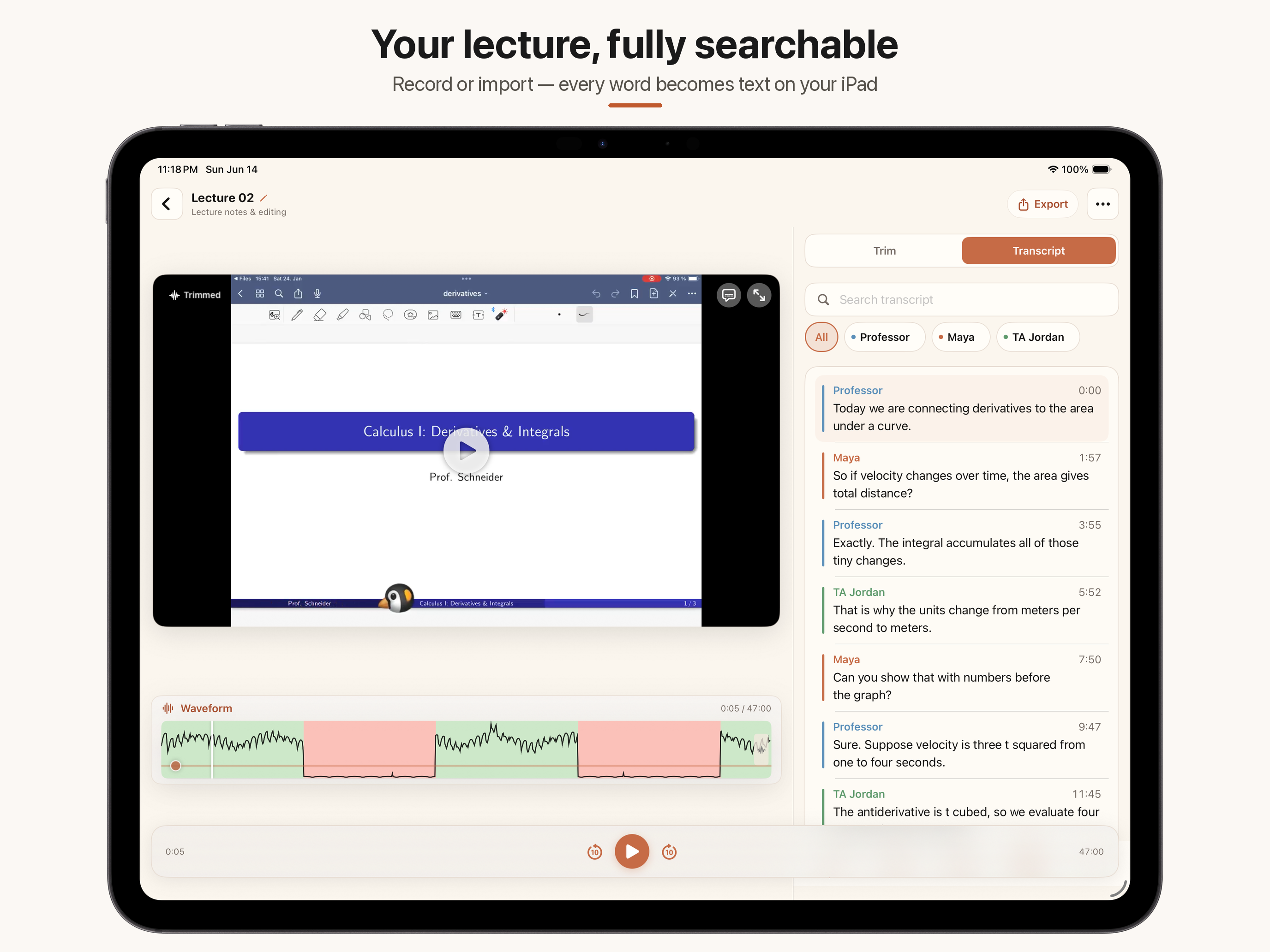 5cut: Record & Trim Lectures screenshot 8