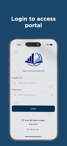 Scholarzon Student Portal screenshot