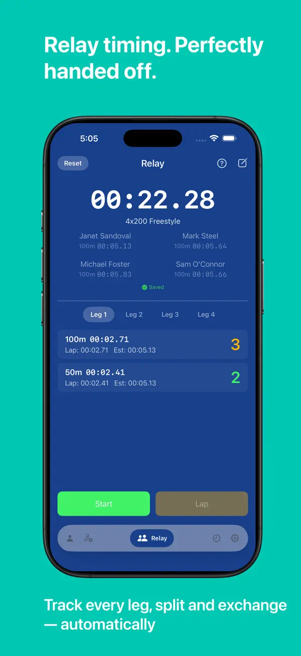 Screenshot #3 pour StopWatch For Swimming