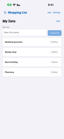 Shopping List: Shared & Sorted screenshot 3