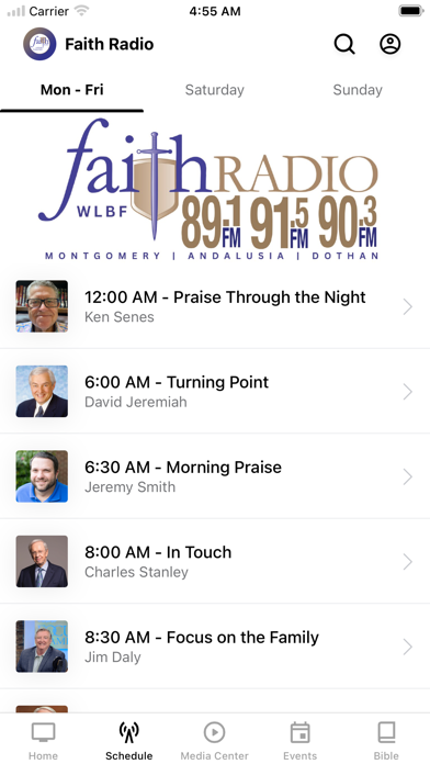 Faith Radio WLBF iPhone screenshot 2 - Education app