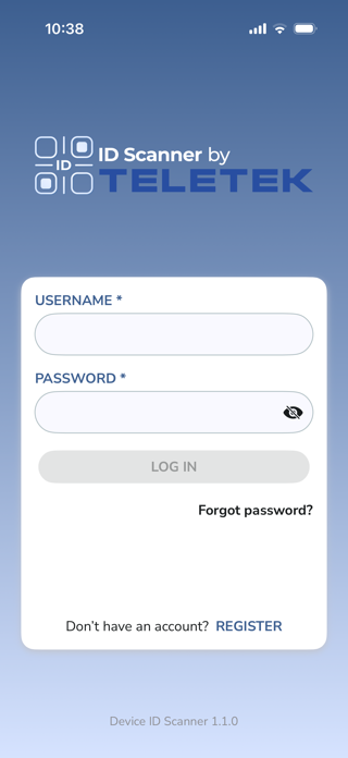 Device ID Scanner Screenshot 1 of 10