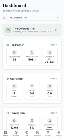 TrailReady: Trip Planner screenshot