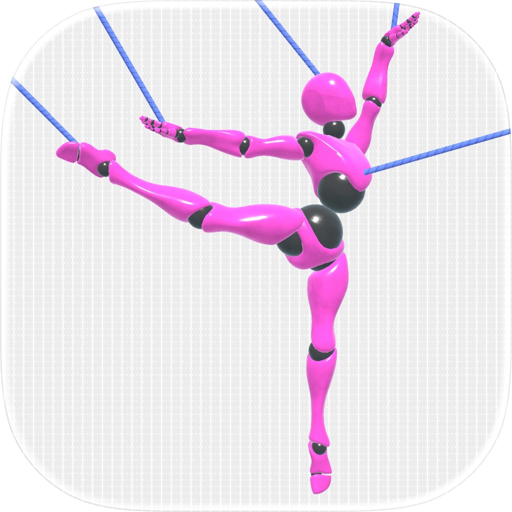 Apple App Store cover for Posing Cut: Marionette Puzzle