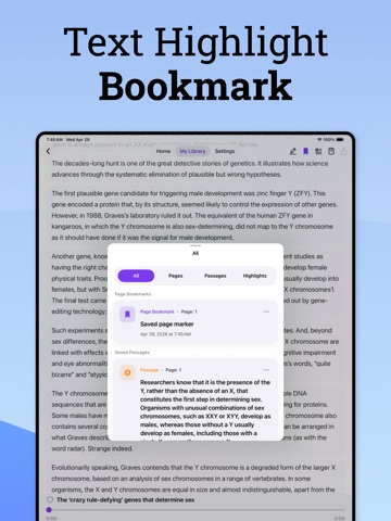 TTS Reader : AI Text to Speech iPad screenshot