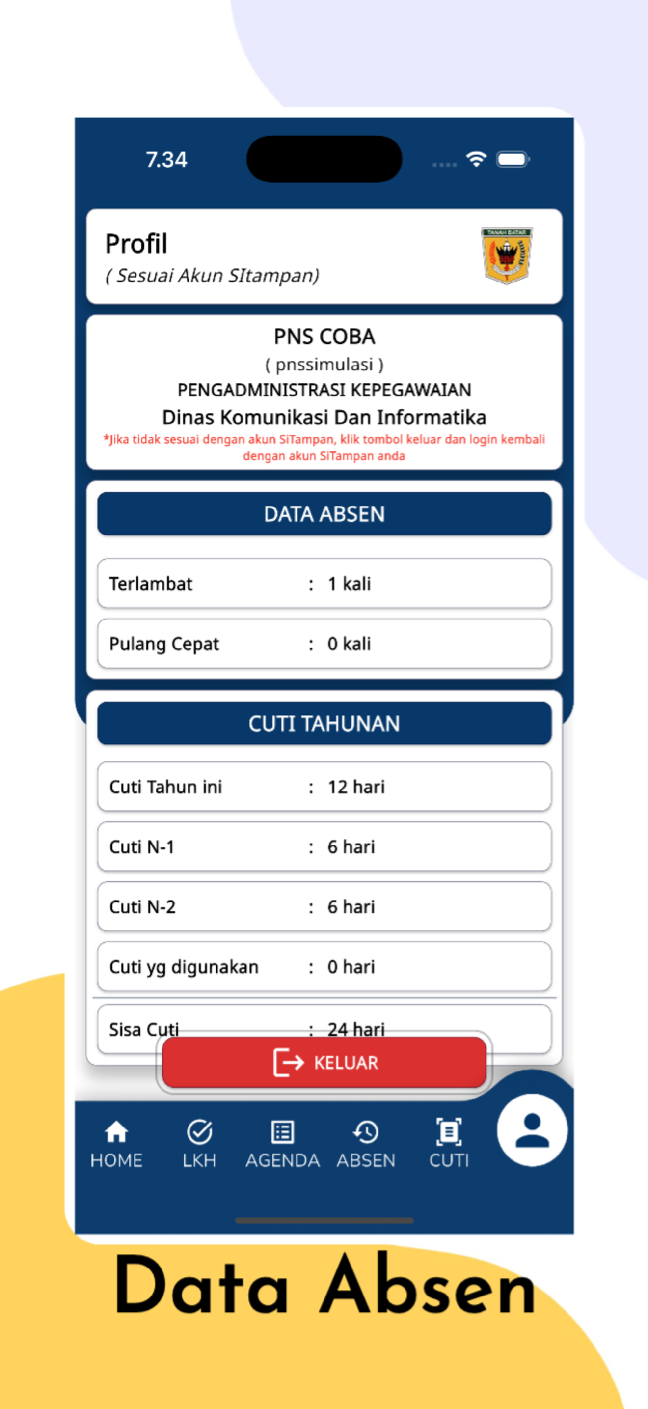 Absensi Online Kab Tanah Datar