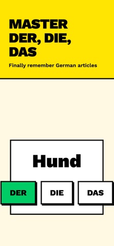 Üben - German Articles Screenshot 1 of 6