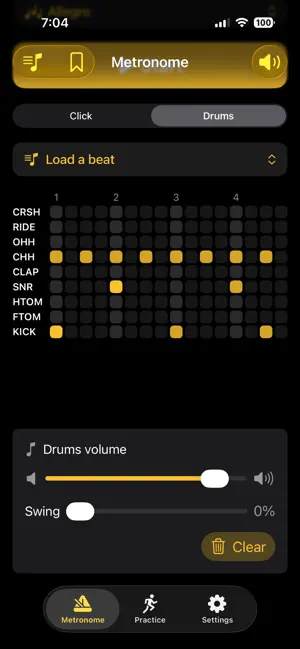 Metronome by GrooveWise screenshot 2
