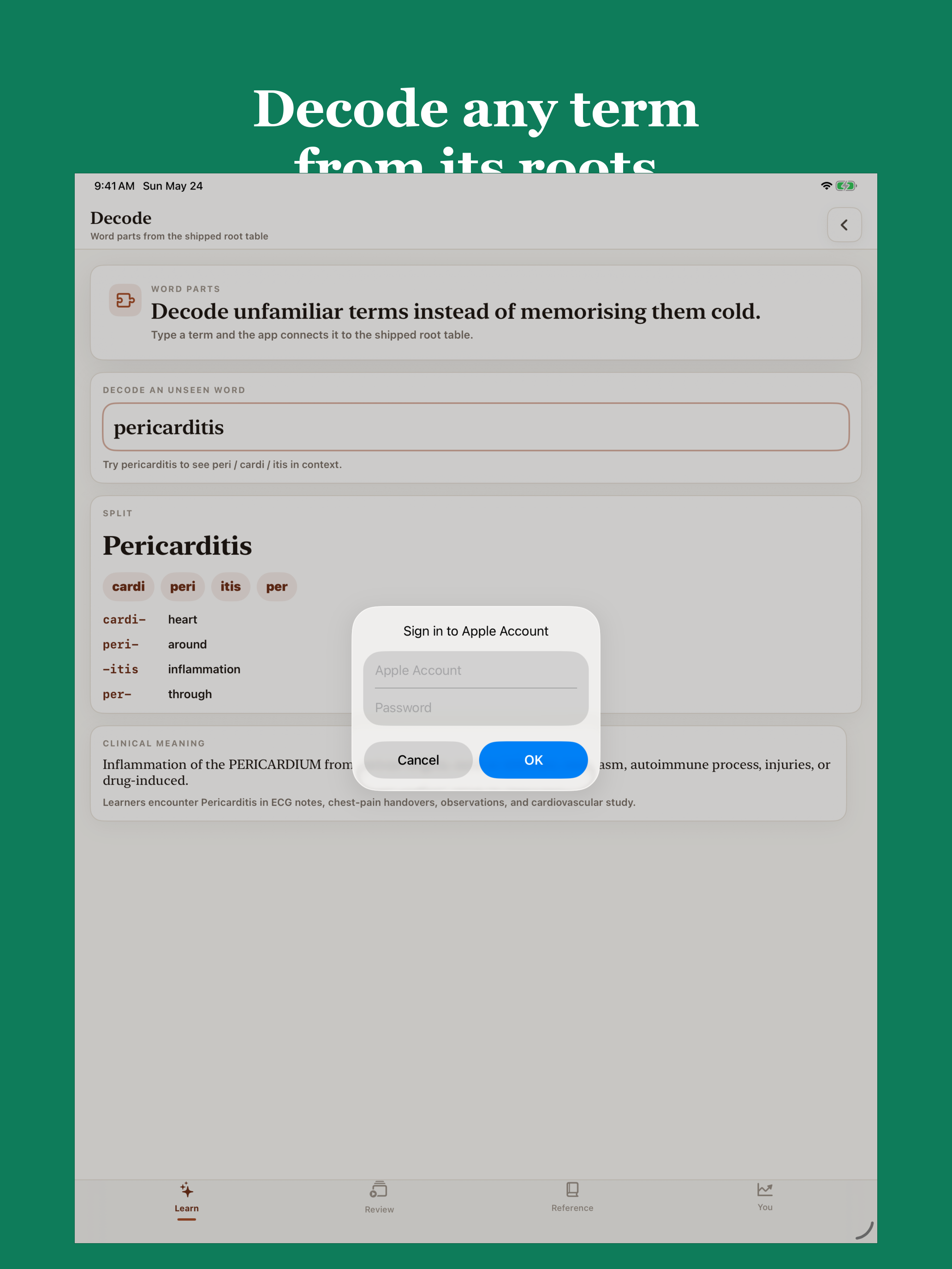 Medical Terms: Decode & Quiz