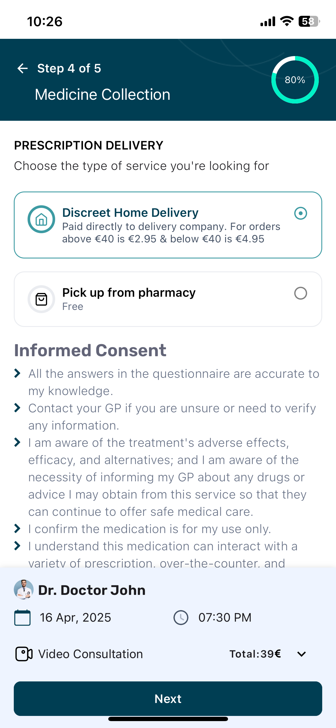 Eirdoc Online Doctor screenshot 7