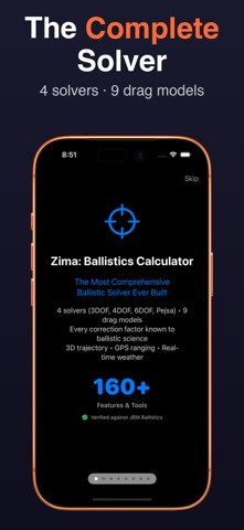 Zima: Ballistics Calculator Screenshot 9 of 10