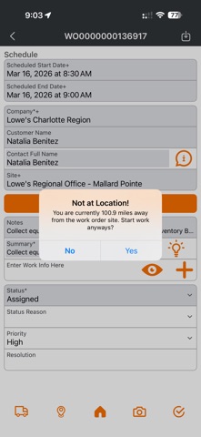 BMC Helix Field Service screenshot