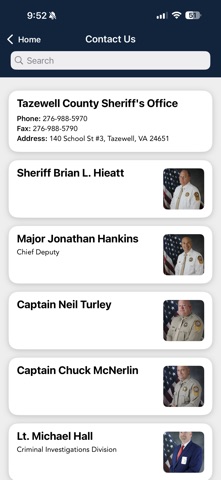 Tazewell Co Sheriff VA Screenshot 2 of 3