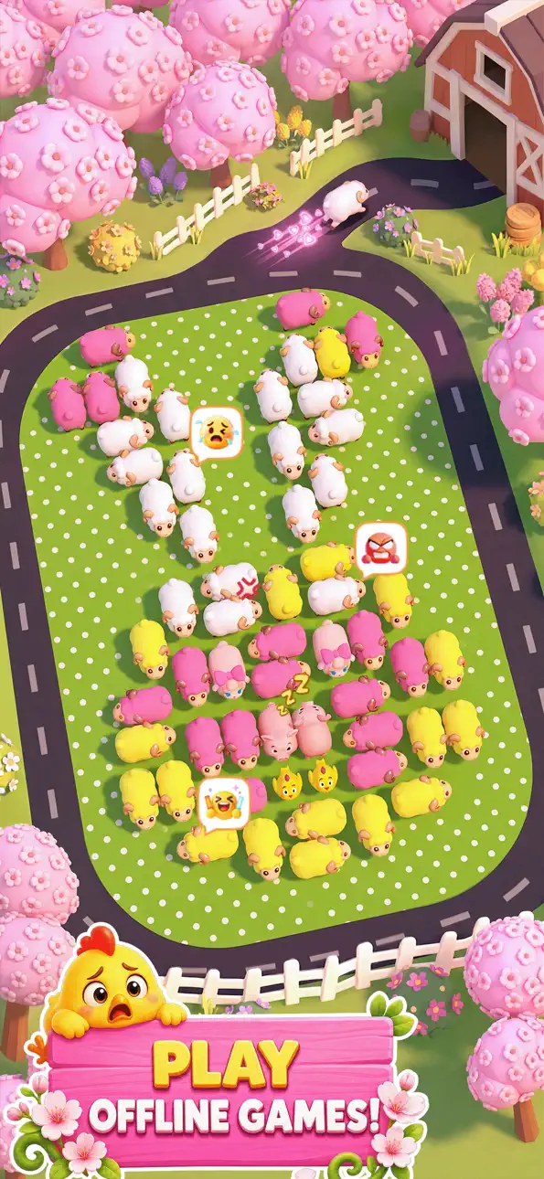 Sheep Dash-Farm Animal Escape iOS Mod IPA screenshot 2 - iOS game interface